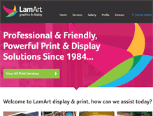 Tablet Screenshot of lamart.co.uk